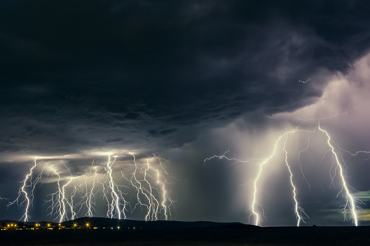 Thunderstorm & Lightning Blowing By Tri-Cities WA - Beautiful Life Gallery